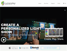 Tablet Screenshot of lumenplay.com